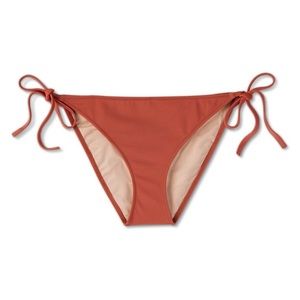 Side-tie Hipster Bikini Bottom Rust XS